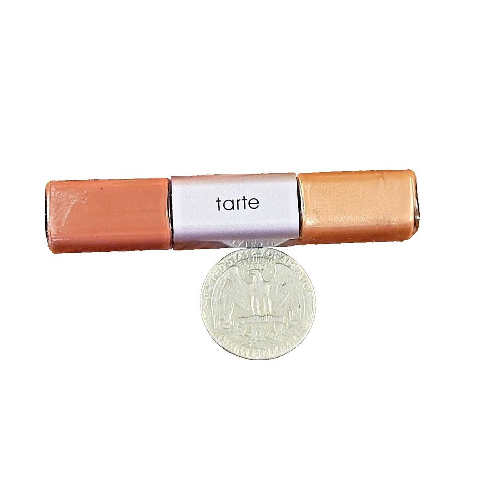 TARTE FRED & GINGER Double-Ended Lip Gloss Color Duo .1 oz TRAVEL SZ MINI NWOB